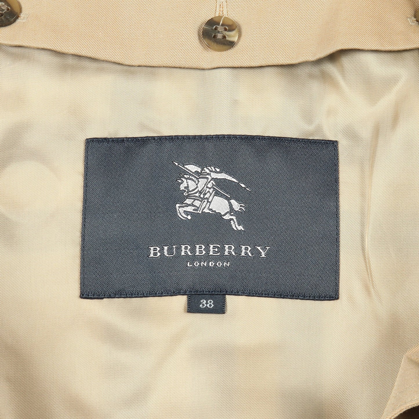 トレンチコート コットン ベージュ 裏地ノバチェック バーバリーロンドン アウター BURBERRY LONDON