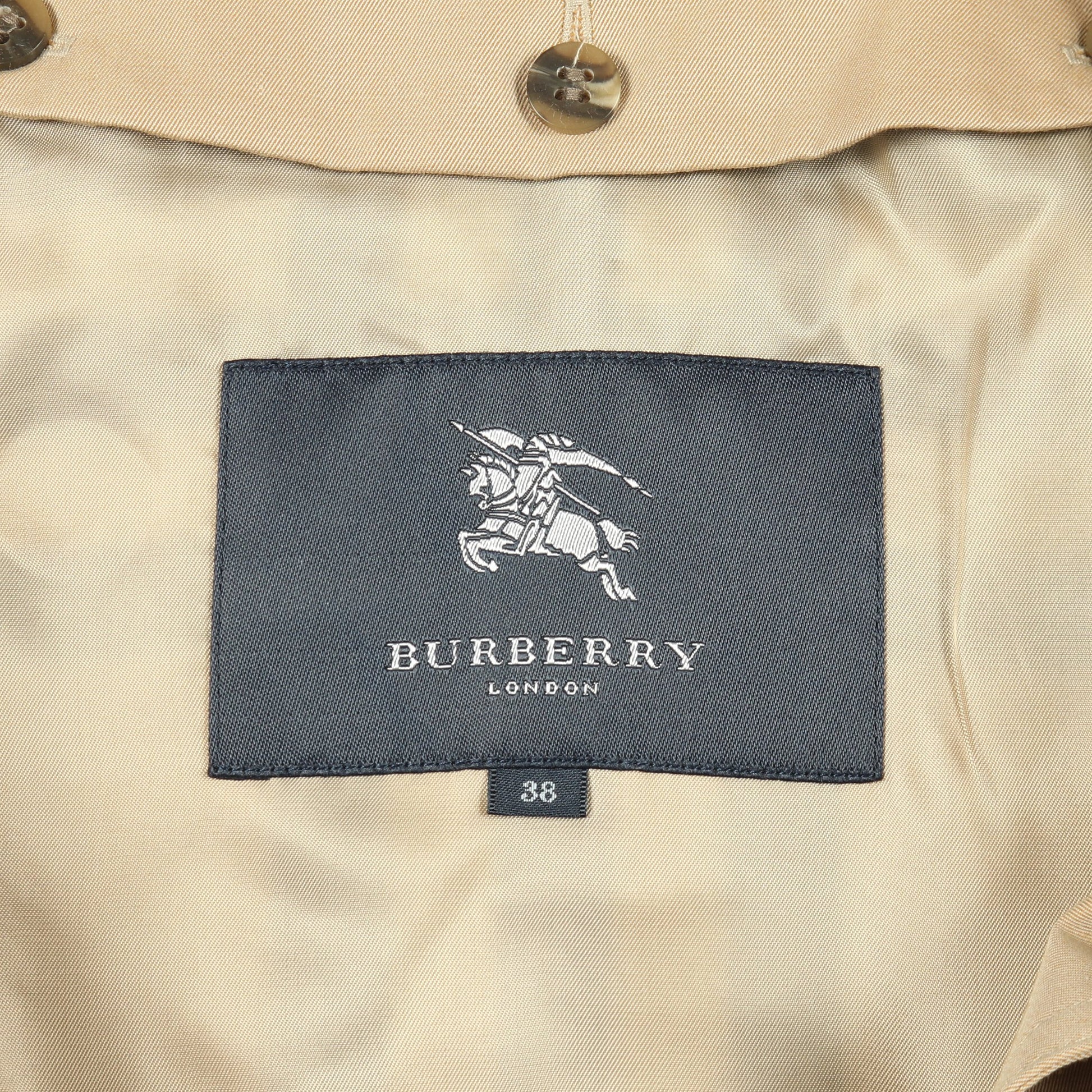 トレンチコート コットン ベージュ 裏地ノバチェック バーバリーロンドン アウター BURBERRY LONDON