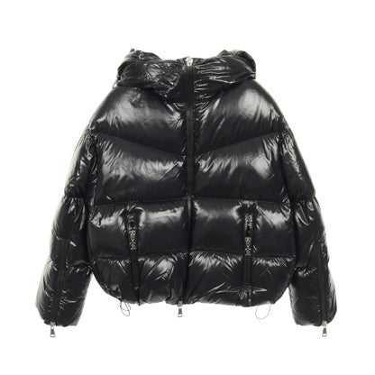 HUPPE ダウンジャケット ナイロン ブラック フード付き モンクレール アウター MONCLER