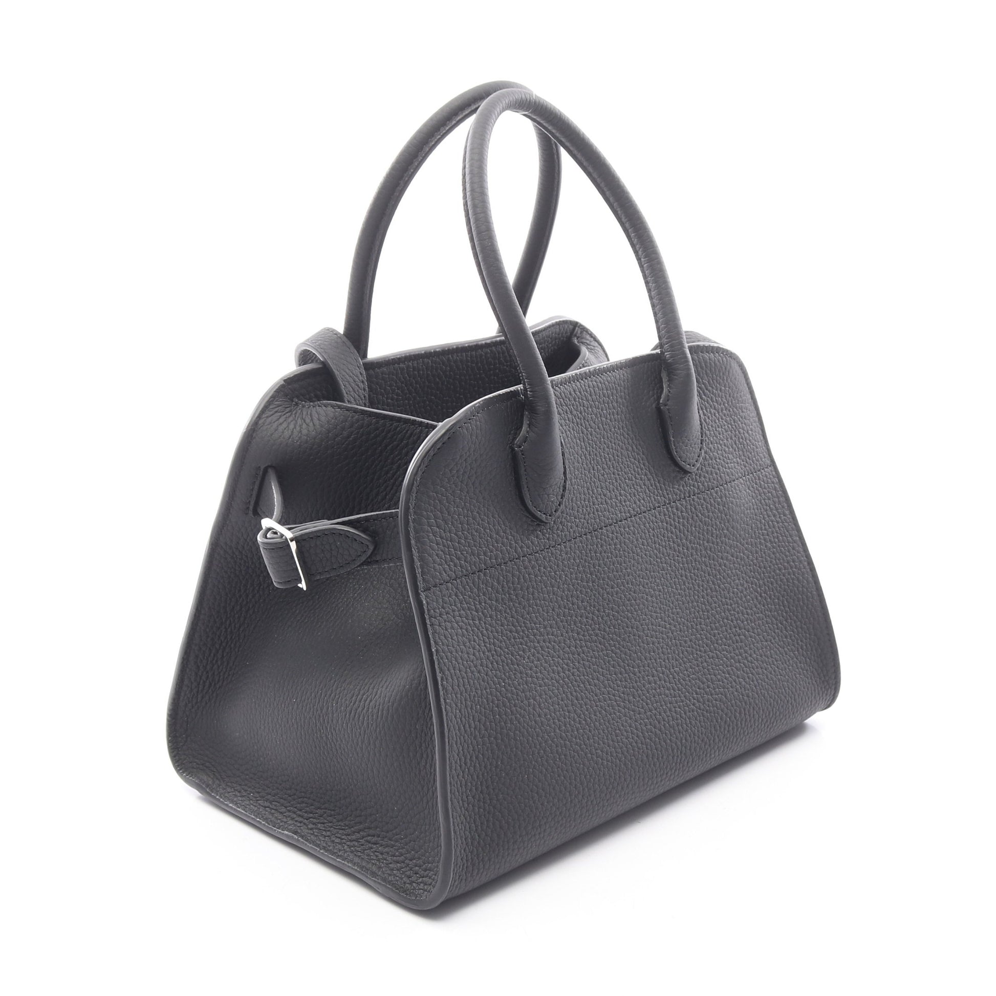 Soft Margaux 10 ソフトマルゴー 2WAY ハンドバッグ レザー ブラック ザロウ バッグ THE ROW