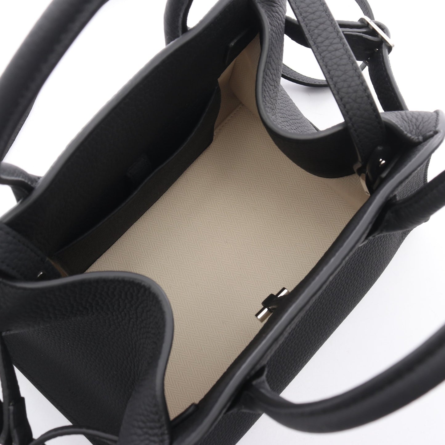 Soft Margaux 10 ソフトマルゴー 2WAY ハンドバッグ レザー ブラック ザロウ バッグ THE ROW