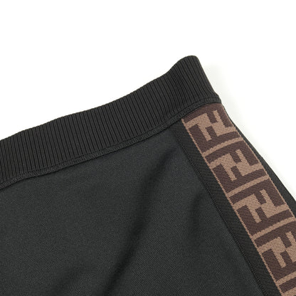 FF柄 スカート ブラック ブラウン フェンディ ボトムス FENDI