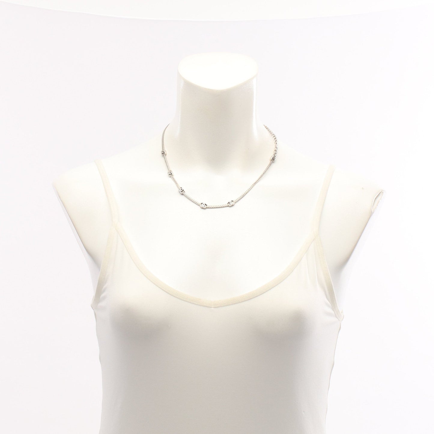 ココマーク ネックレス シルバー A25V シャネル アクセサリー CHANEL