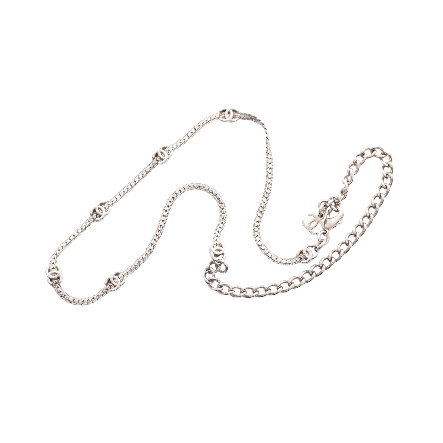 ココマーク ネックレス シルバー A25V シャネル アクセサリー CHANEL