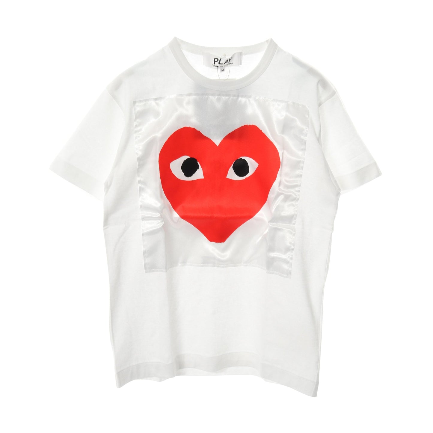LOVE IS TENDER Tシャツ クルーネック 半袖 コットン ホワイト レッド 2011クリスマス限定 プレイコムデギャルソン トップス PLAY COMME des GARCONS