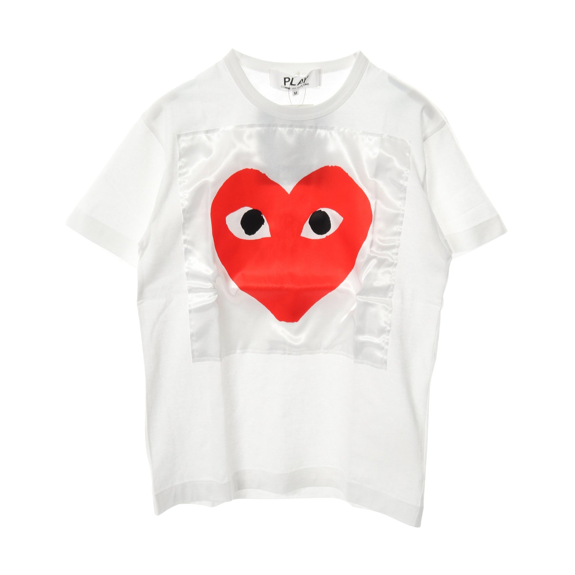 LOVE IS TENDER Tシャツ クルーネック 半袖 コットン ホワイト レッド 2011クリスマス限定 プレイコムデギャルソン トップス PLAY COMME des GARCONS