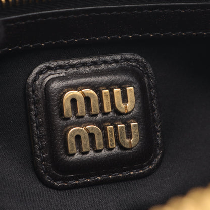 MATELASSE マテラッセ ハンドバッグ レザー ブラウン ヴィンテージ加工 2WAY ミュウミュウ バッグ miu miu