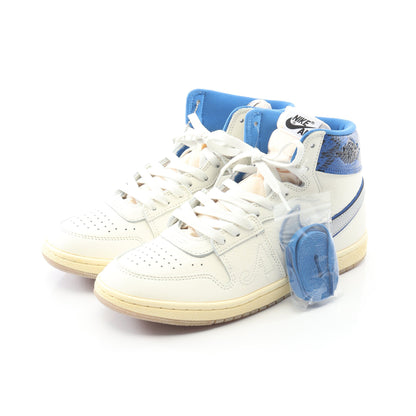 NIKE JORDAN AIR SHIP SP × AWAKE NY ハイカットスニーカー レザー フェイクレザー ファブリック ホワイト ブルー ナイキ シューズ NIKE