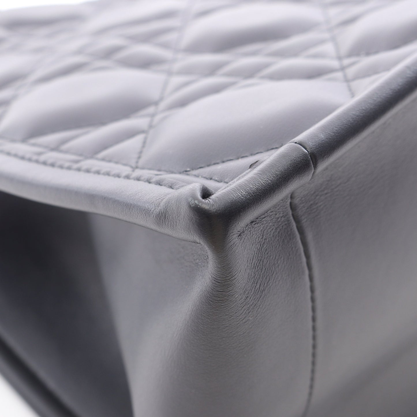 BOOK TOTE ブックトート ミディアム マイクロカナージュ ハンドバッグ トートバッグ レザー ブラック 2WAY クリスチャンディオール バッグ Christian Dior