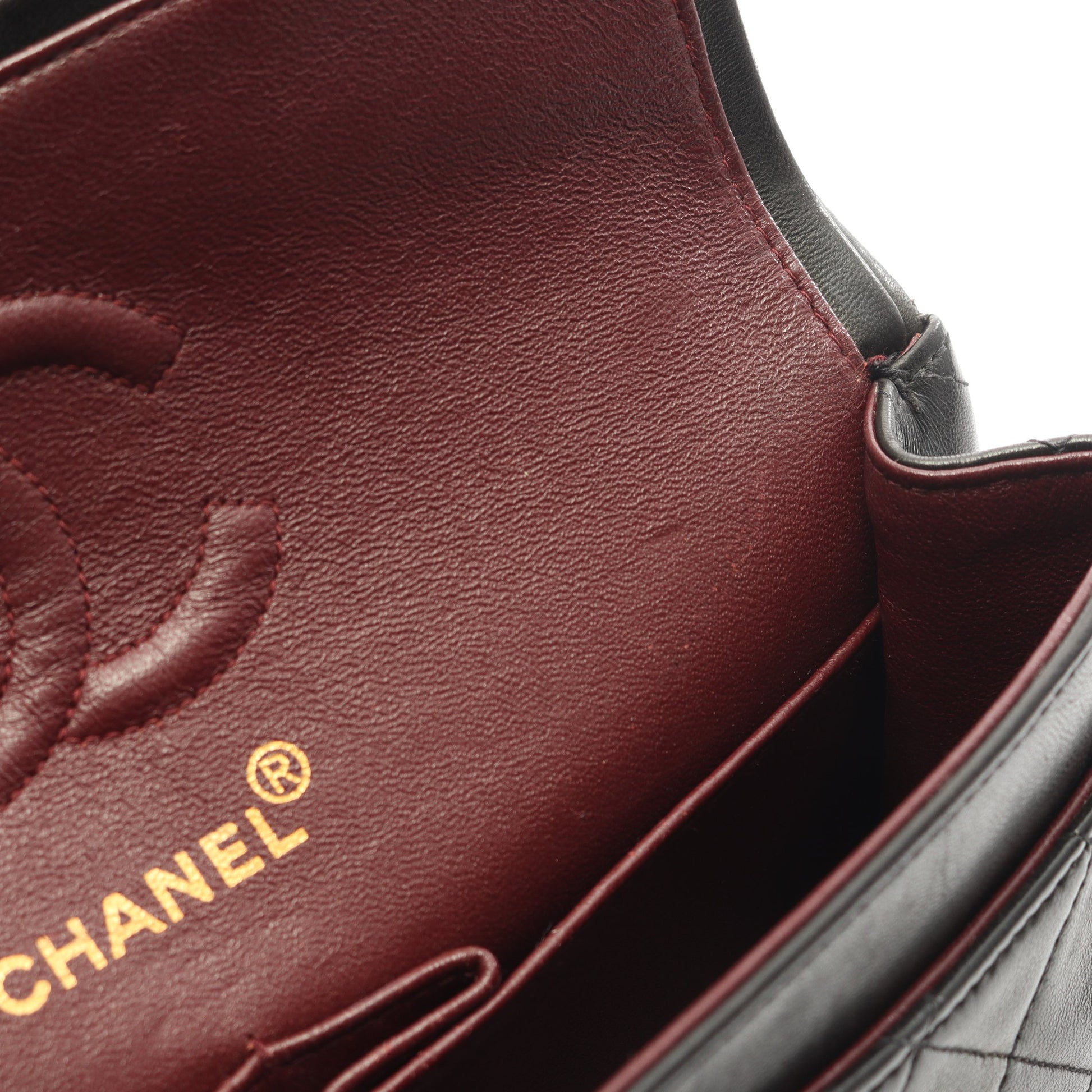 マトラッセ Wフラップ Wチェーンショルダーバッグ ラムスキン ブラック ゴールド金具 シャネル バッグ CHANEL
