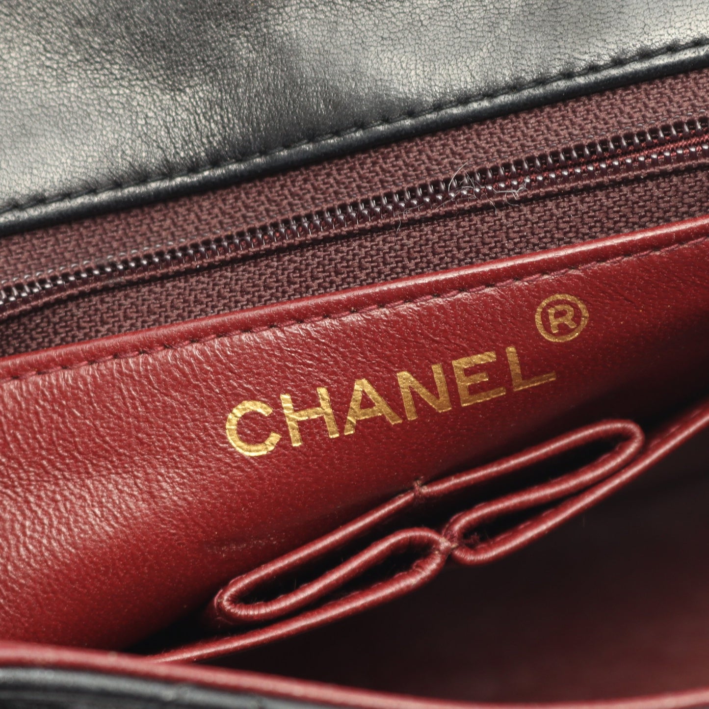 ミニマトラッセ20 チェーンショルダーバッグ ラムスキン ブラック ゴールド金具 ヴィンテージ シャネル バッグ CHANEL