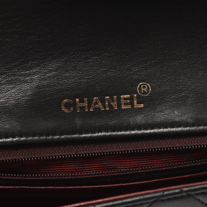 ミニマトラッセ20 チェーンショルダーバッグ ラムスキン ブラック ゴールド金具 シャネル バッグ CHANEL