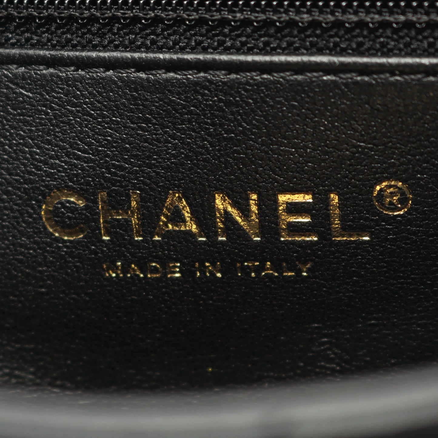 マトラッセ チェーンショルダーバッグ ラムスキン ブラック ゴールド金具 シャネル バッグ CHANEL