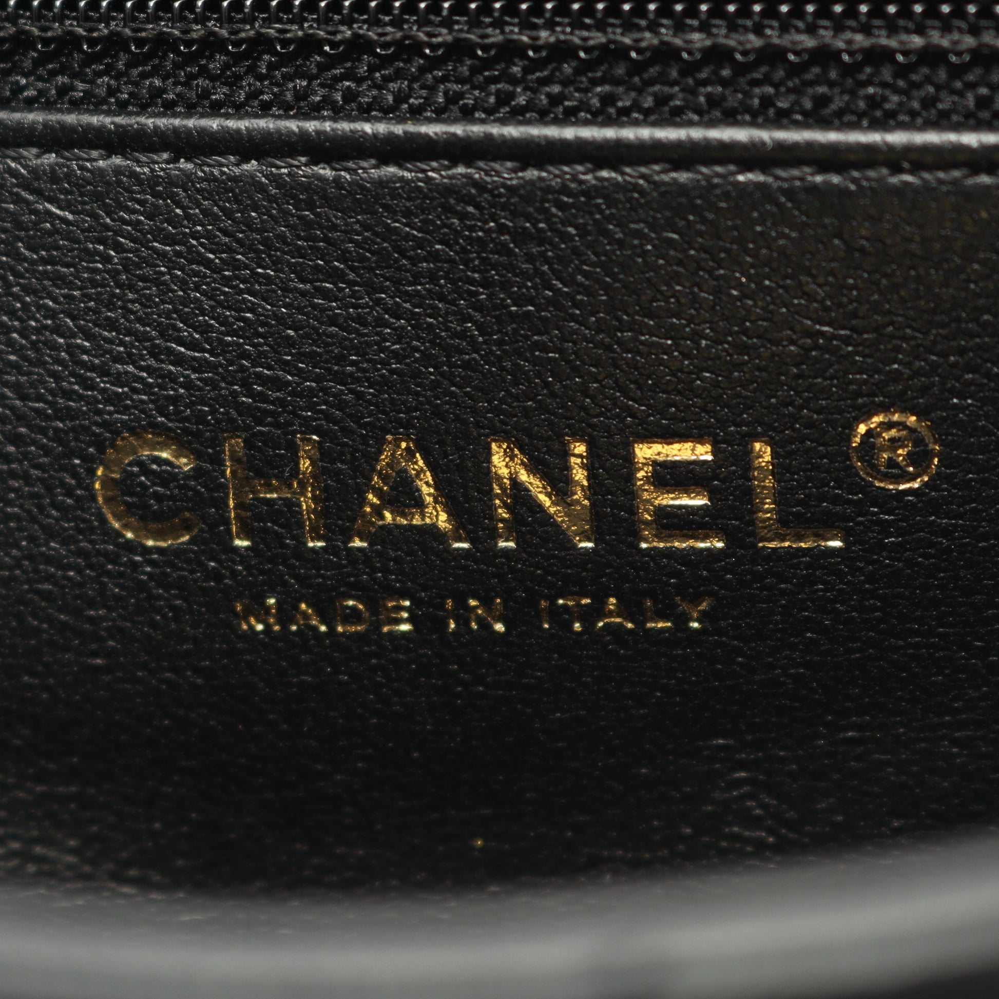 マトラッセ チェーンショルダーバッグ ラムスキン ブラック ゴールド金具 シャネル バッグ CHANEL