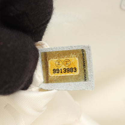 ワイルドステッチ ハンドバッグ レザー ホワイト ゴールド金具 シャネル バッグ CHANEL