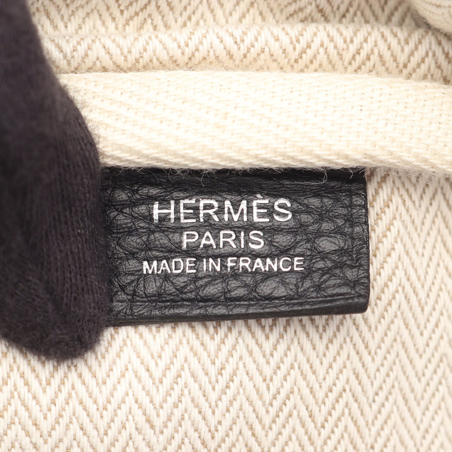 ヴィクトリア2 フールトゥ35 ハンドバッグ トリヨンクレマンス ブラック シルバー金具 X刻印 エルメス バッグ HERMES