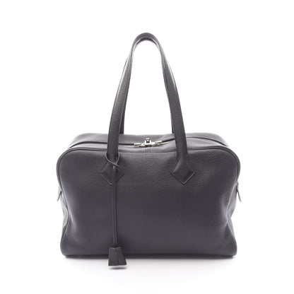 ヴィクトリア2 フールトゥ35 ハンドバッグ トリヨンクレマンス ブラック シルバー金具 X刻印 エルメス バッグ HERMES