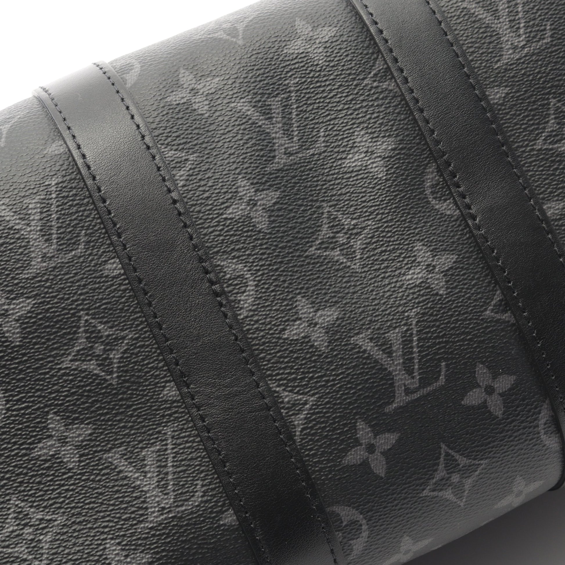 キーポル バンドリエール35 モノグラムエクリプス ハンドバッグ PVC レザー ブラック 2WAY ルイヴィトン バッグ LOUIS VUITTON