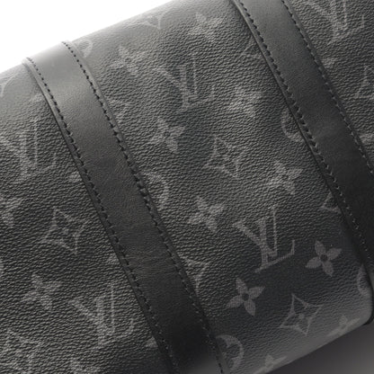 キーポル バンドリエール35 モノグラムエクリプス ハンドバッグ PVC レザー ブラック 2WAY ルイヴィトン バッグ LOUIS VUITTON