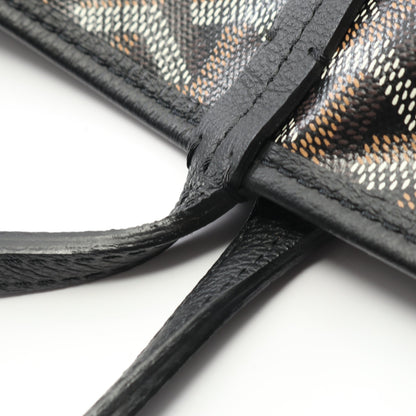 サンルイPM ハンドバッグ トートバッグ コーティングキャンバス レザー ブラック マルチカラー ゴヤール バッグ GOYARD