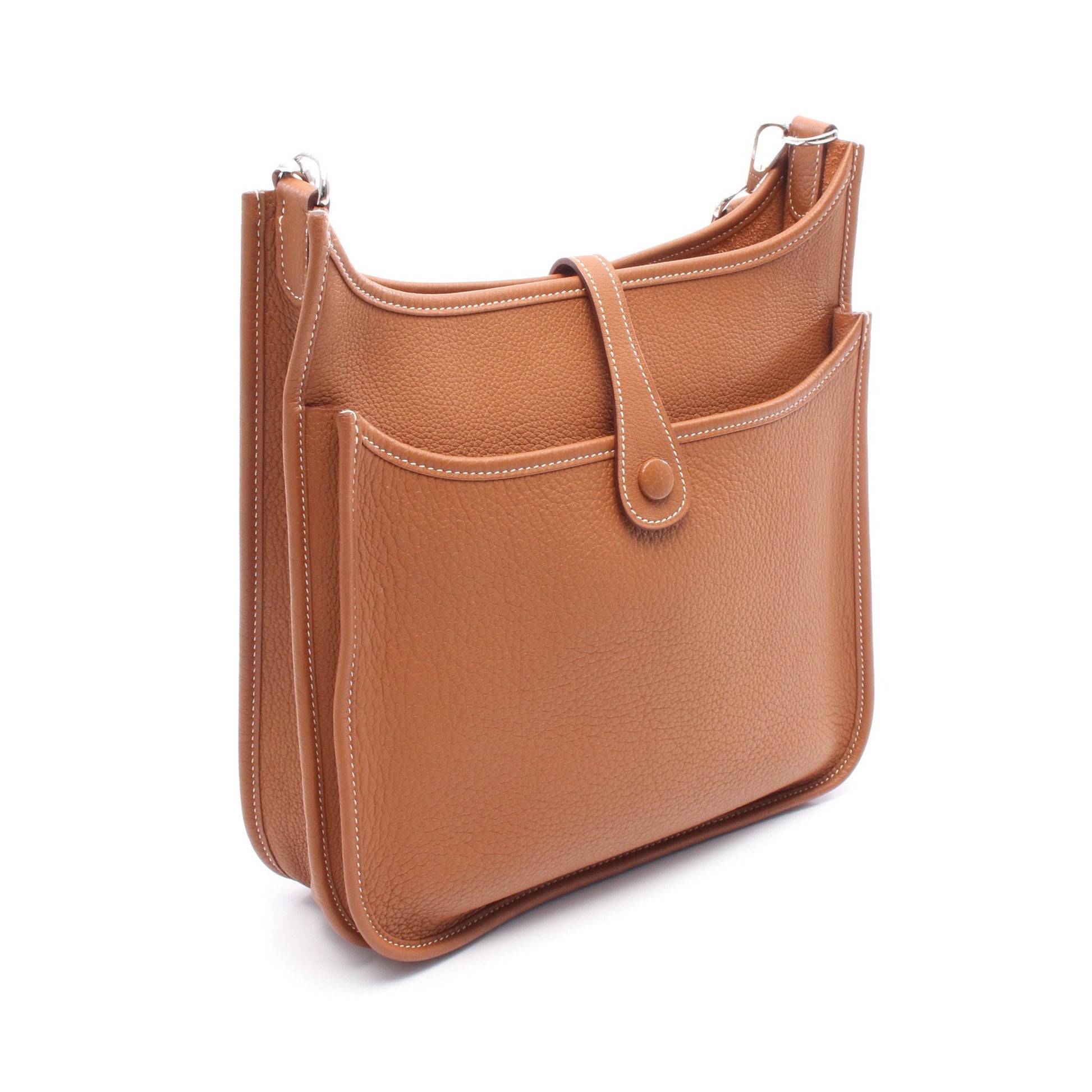 エヴリン 3 トロワ PM ショルダーバッグ トリヨンクレマンス ブラウン シルバー金具 □M刻印 エルメス バッグ HERMES