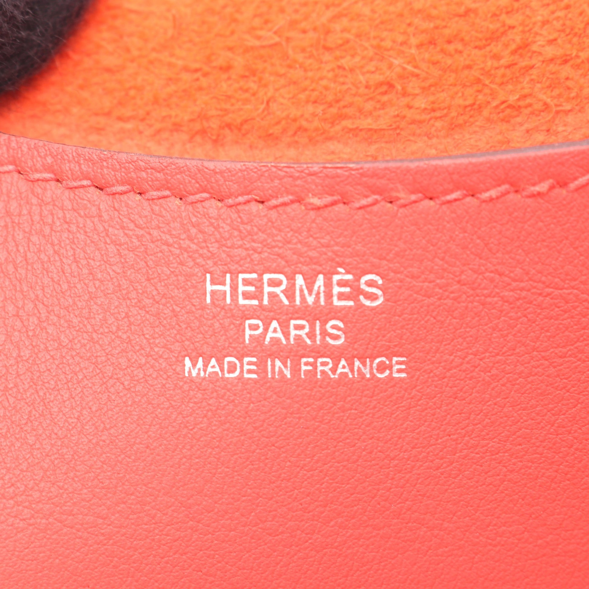 インザループ18 ローズテキサス ハンドバッグ トリヨンクレマンス ピンクレッド シルバー金具 U刻印 エルメス バッグ HERMES