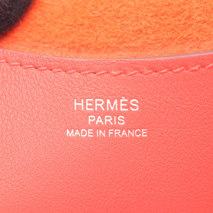 インザループ18 ローズテキサス ハンドバッグ トリヨンクレマンス ピンクレッド シルバー金具 U刻印 エルメス バッグ HERMES
