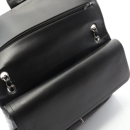 デカマトラッセ34 Wフラップ Wチェーンショルダーバッグ ラムスキン ブラック シルバー金具 シャネル バッグ CHANEL