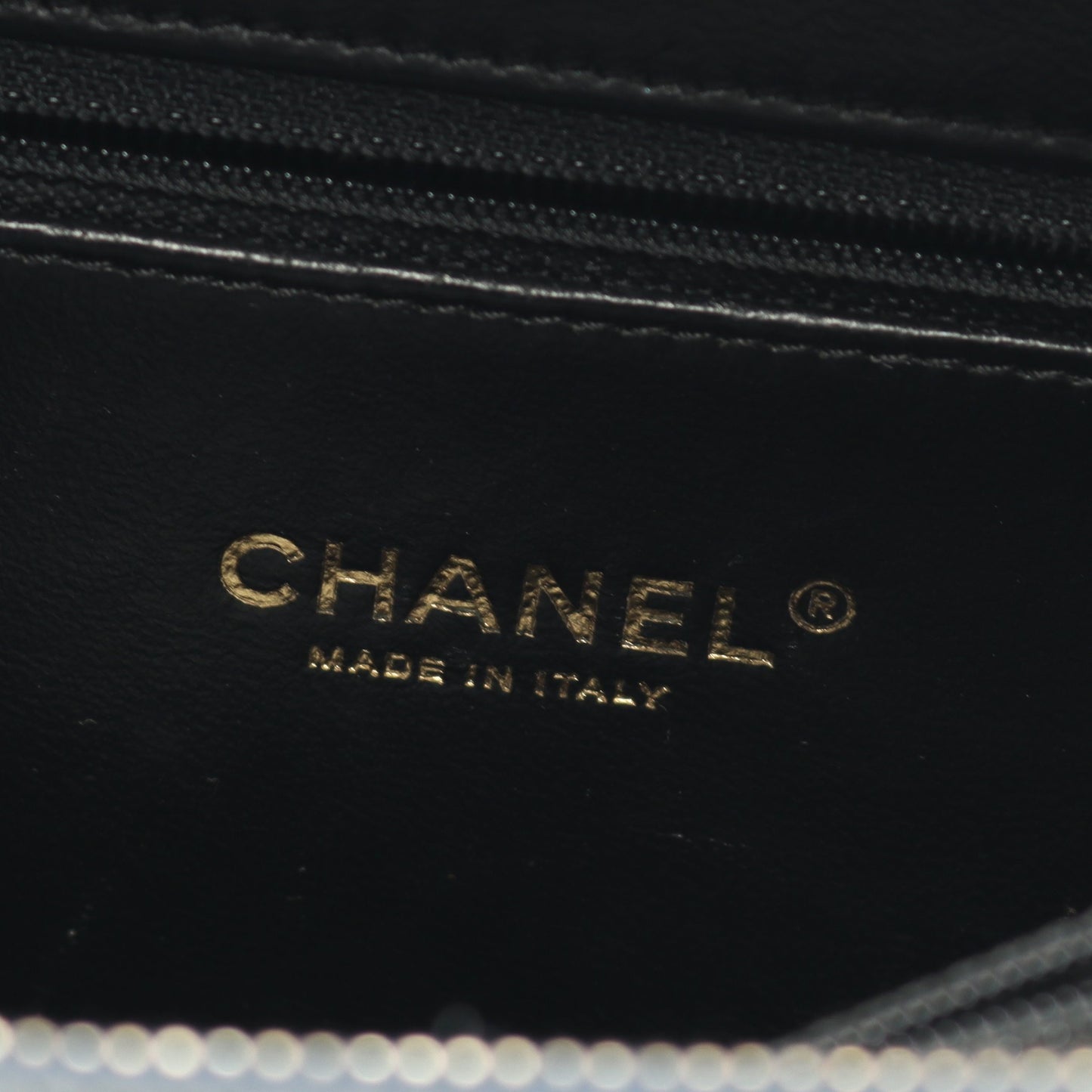 CCフィグリー バニティバッグ チェーンショルダーバッグ キャビアスキン ネイビー ブラック ゴールド金具 2WAY シャネル バッグ CHANEL