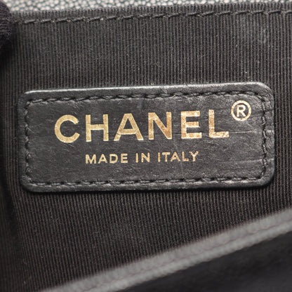ボーイシャネル スモール チェーンショルダーバッグ キャビアスキン ブラック ゴールド金具 シャネル バッグ CHANEL