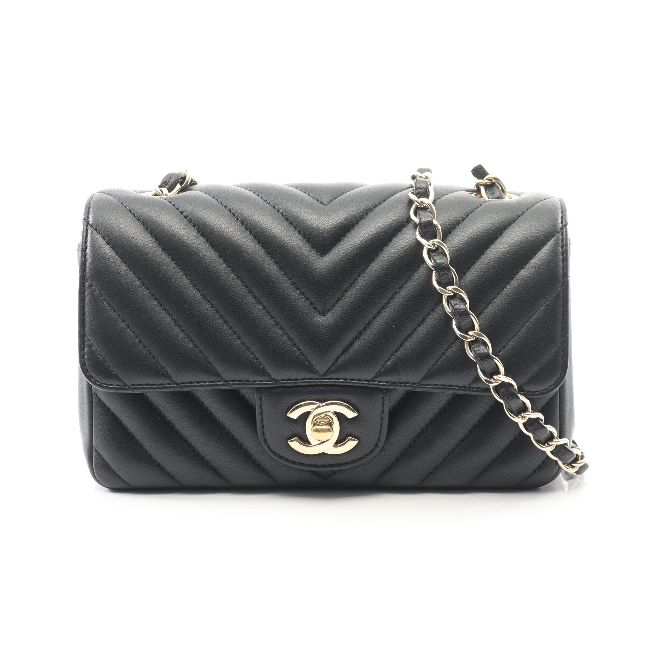 「私物クリアランスセール！」CHANEL シェブロン マトラッセ Vステッチ ミニマトラッセ20 Vステッチ シェブロン チェーンショルダーバッグ