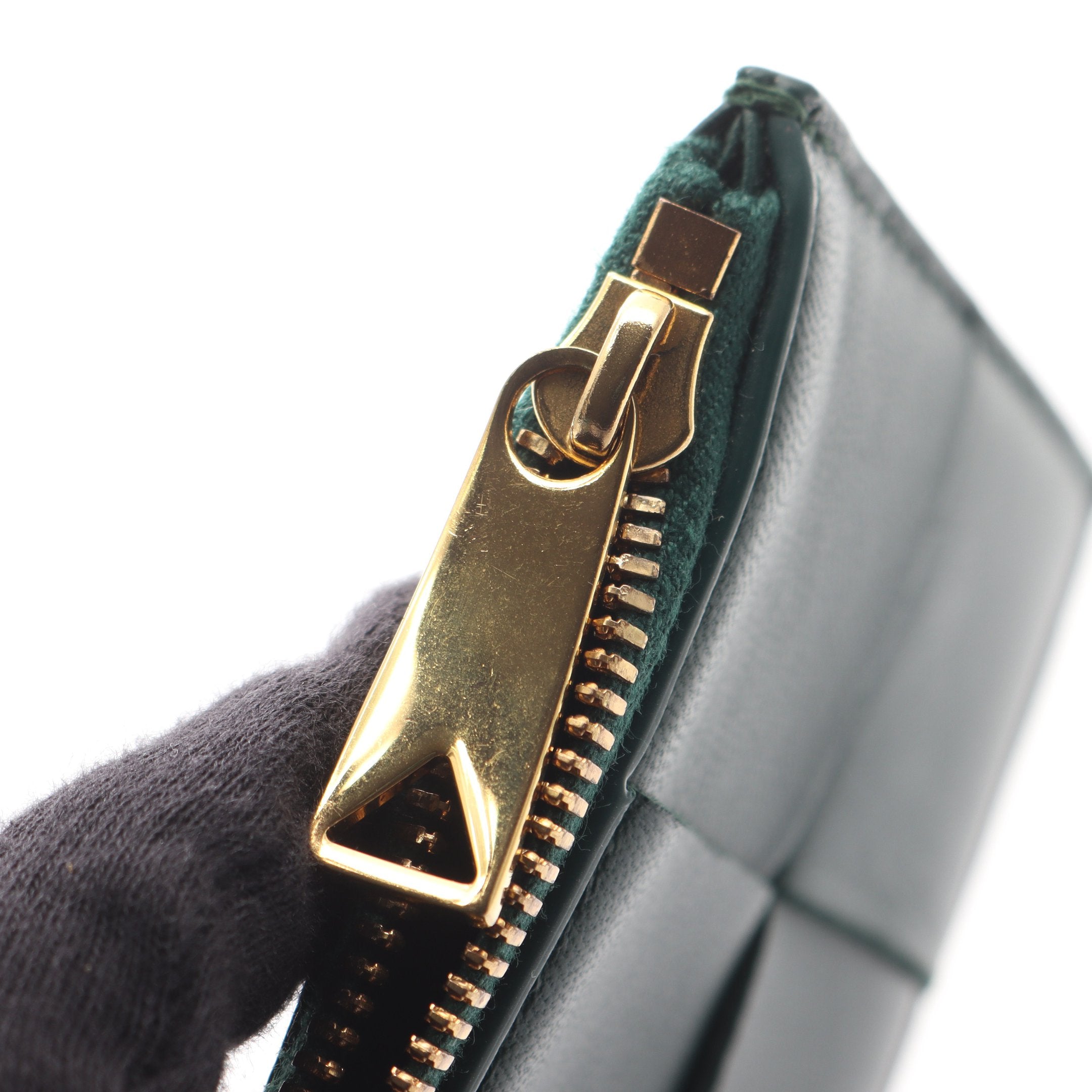 カセット ファスナー カードケース コインケース レザー ダーク