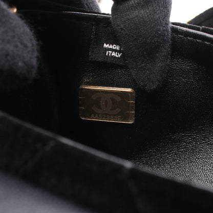 マトラッセ チェーンショルダーバッグ ベロア ブラック ゴールド金具 シャネル バッグ CHANEL