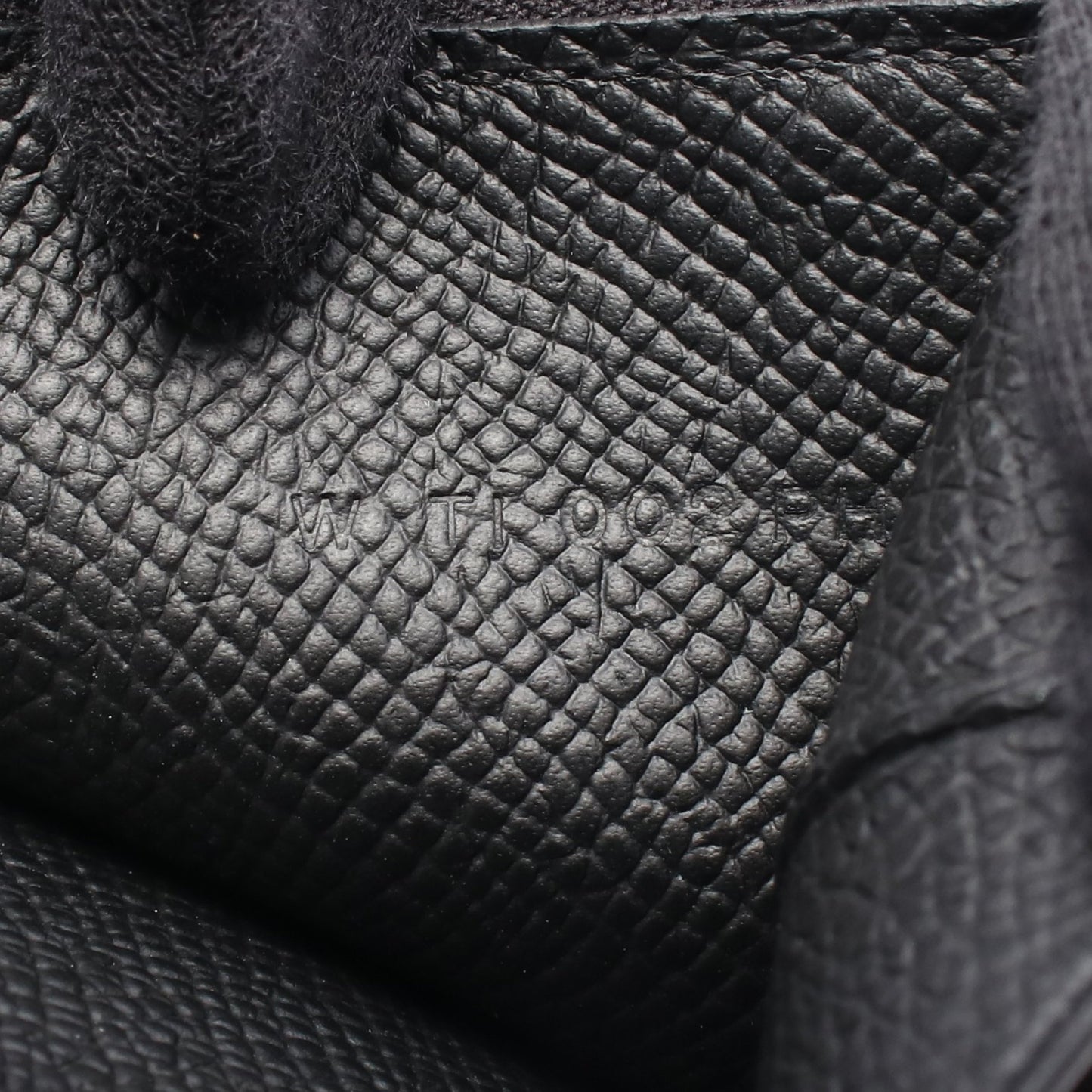 ベアンコンパクト 二つ折り財布 ヴォーエプソン ブラック シルバー金具 W刻印 エルメス 財布・小物 HERMES