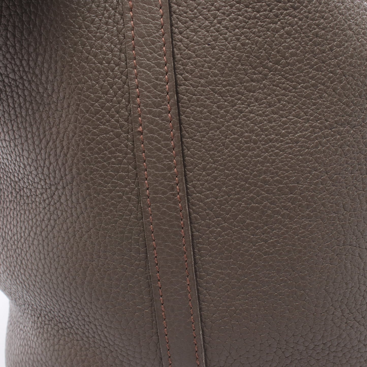 ピコタンロックMM エタン ハンドバッグ トリヨンクレマンス グレー シルバー金具 C刻印 エルメス バッグ HERMES