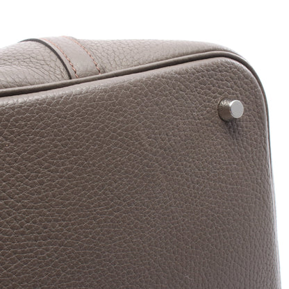 ピコタンロックMM エタン ハンドバッグ トリヨンクレマンス グレー シルバー金具 C刻印 エルメス バッグ HERMES