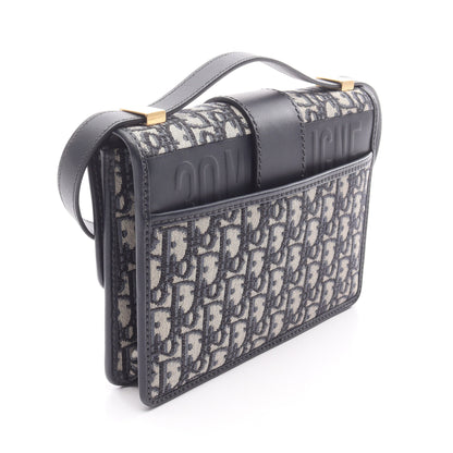 30 MONTAIGNE モンテーニュ オブリーク ジャカード ショルダーバッグ キャンバス レザー ネイビー ベージュ クリスチャンディオール バッグ Christian Dior