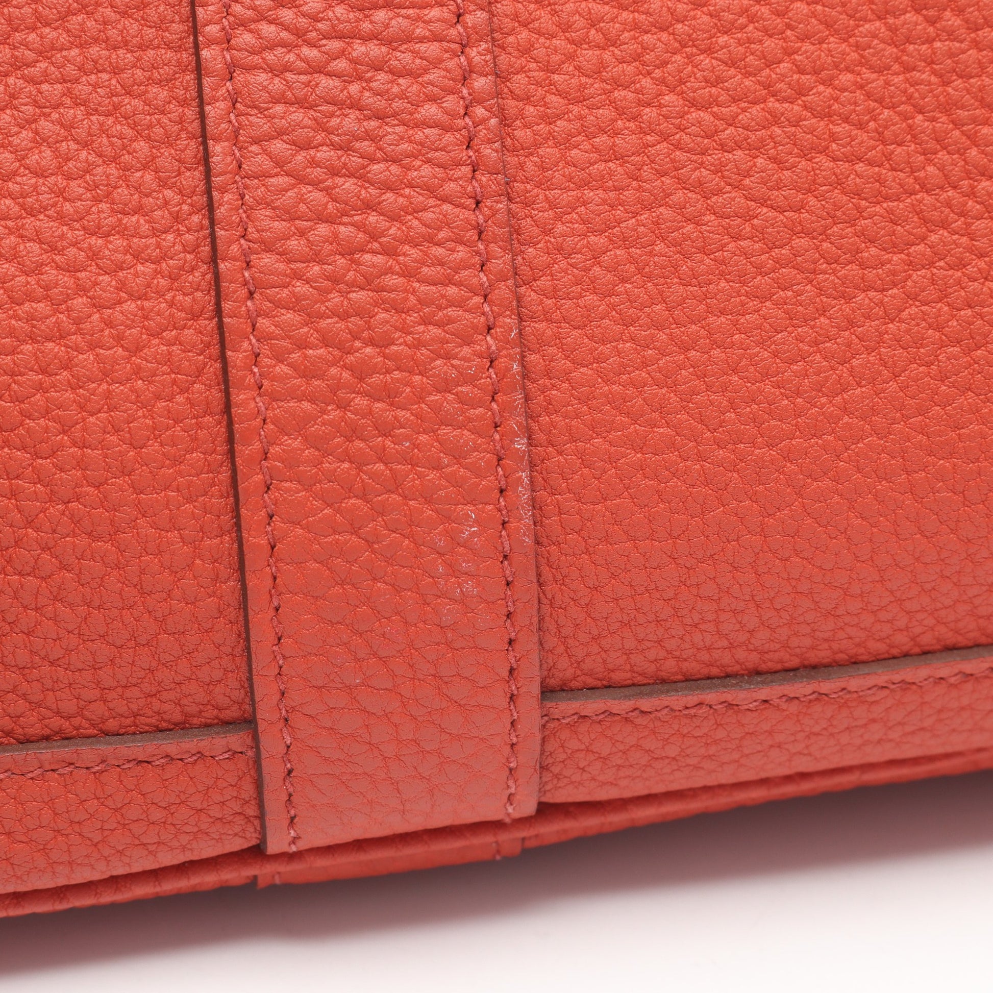 ガーデンパーティTPM ハンドバッグ トートバッグ ネゴンダ オレンジブラウン シルバー金具 U刻印 エルメス バッグ HERMES