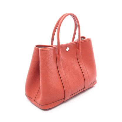 ガーデンパーティTPM ハンドバッグ トートバッグ ネゴンダ オレンジブラウン シルバー金具 U刻印 エルメス バッグ HERMES