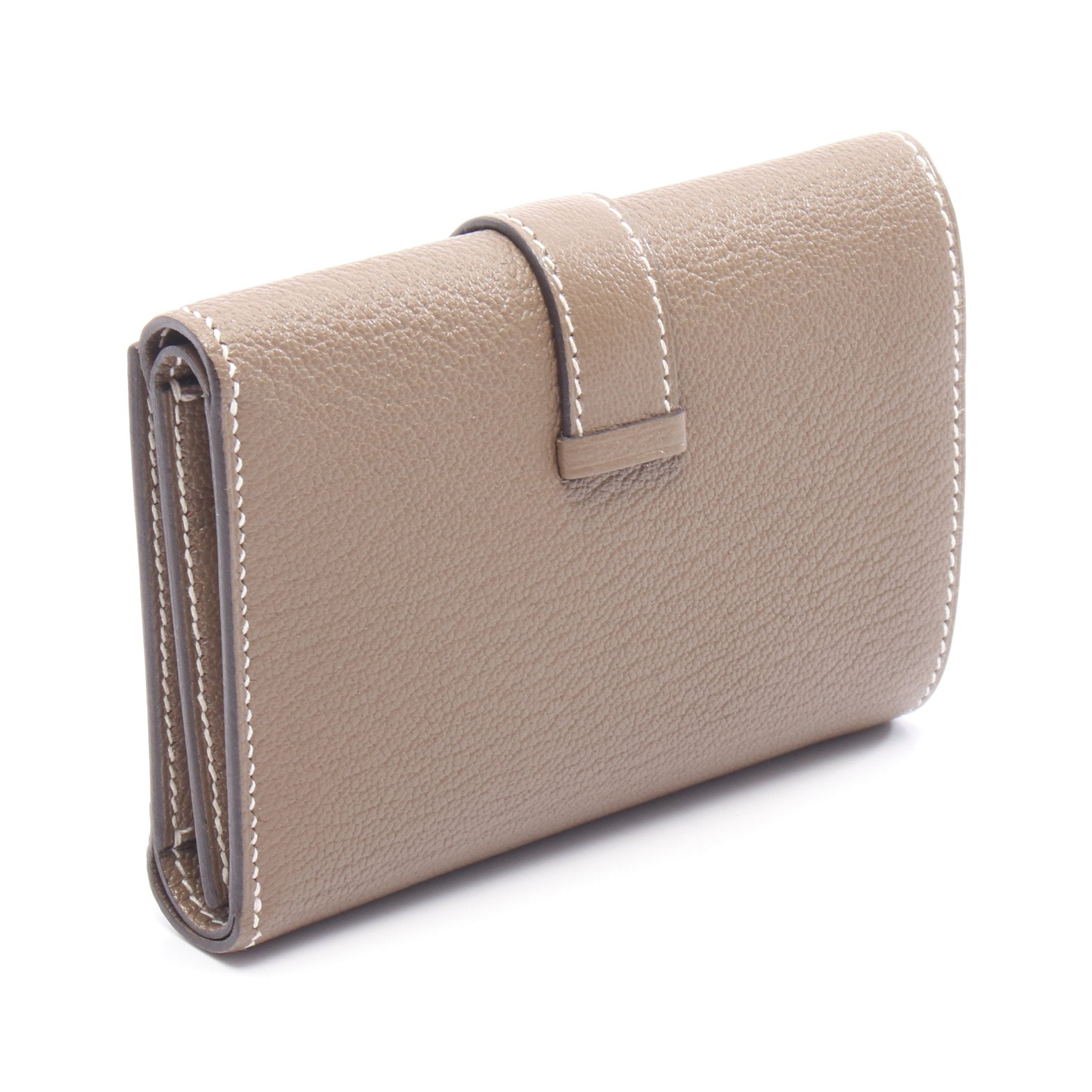 エルメス ベアン コンビネ 三つ折り財布 エトゥープ シェーブル HERMES エルメス Hermes HERMES 三つ折り財布 BEARN COMBINE ベアン コンビネ