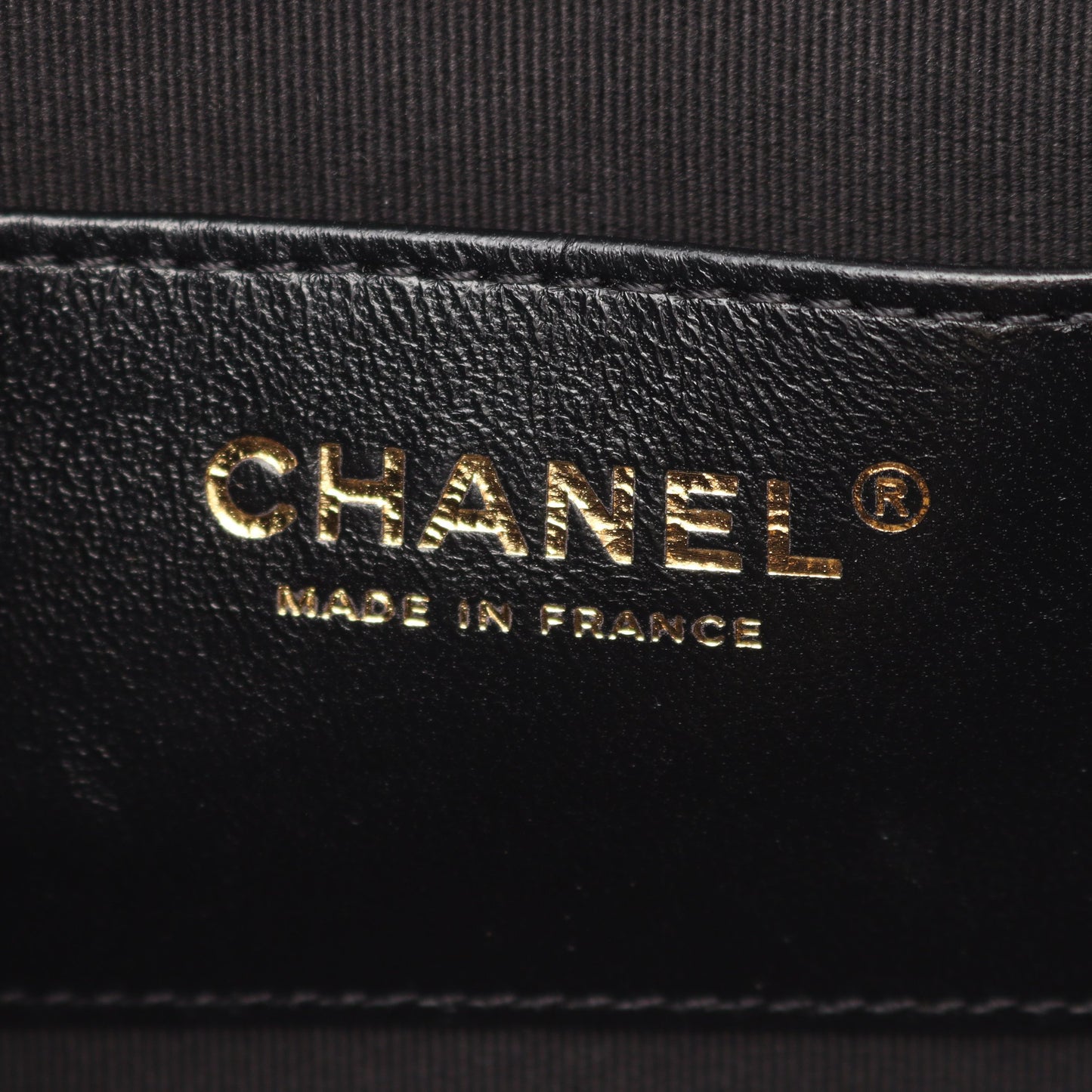 マトラッセ チェーンショルダーバッグ ラムスキン ブラック ゴールド金具 シャネル バッグ CHANEL