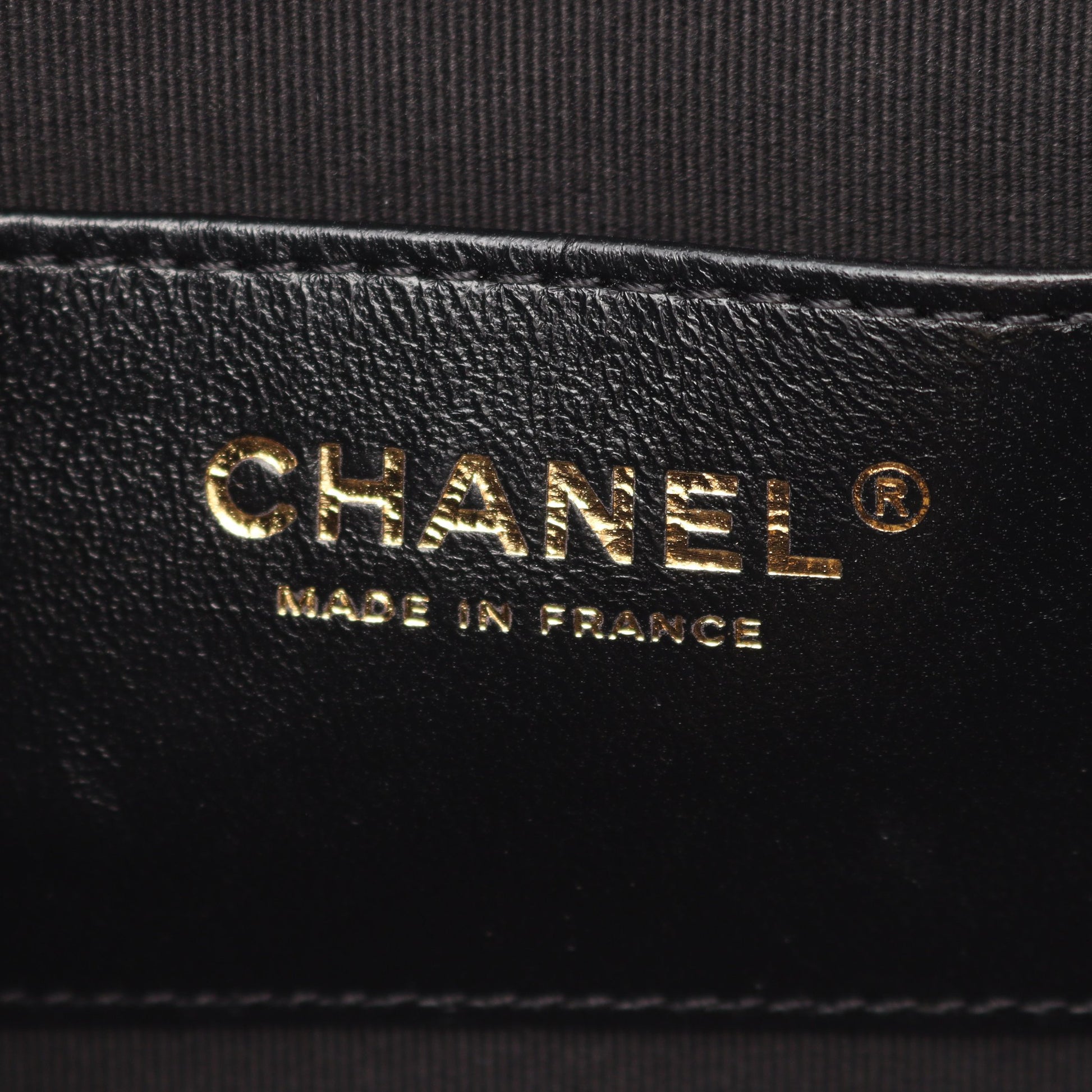 マトラッセ チェーンショルダーバッグ ラムスキン ブラック ゴールド金具 シャネル バッグ CHANEL