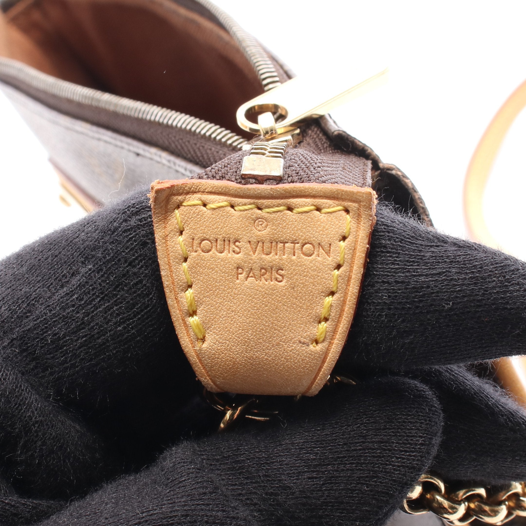 【レアモデル】Louis Vuitton モノグラム ソフィ ソフィ モノグラム チェーンハンドバッグ PVC レザー ブラウン 2WAY
