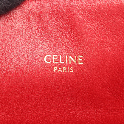 Cチャーム スモール バックパック リュックサック レザー レッド セリーヌ バッグ CELINE
