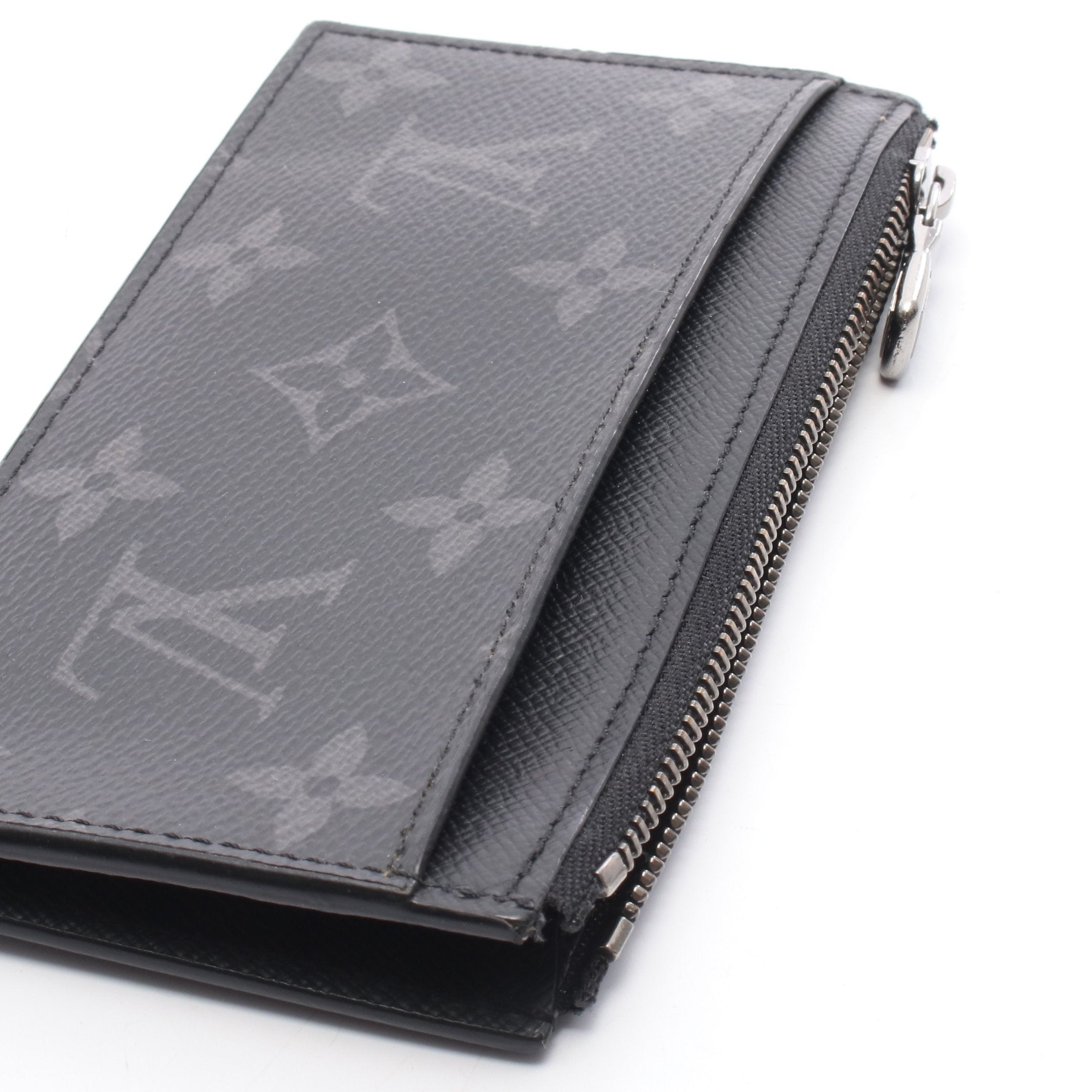 ルイヴィトン コインカード・ホルダー エクリプス フラグメントケース PVC 革 コインカード ホルダー モノグラムエクリプス リバース カードケース