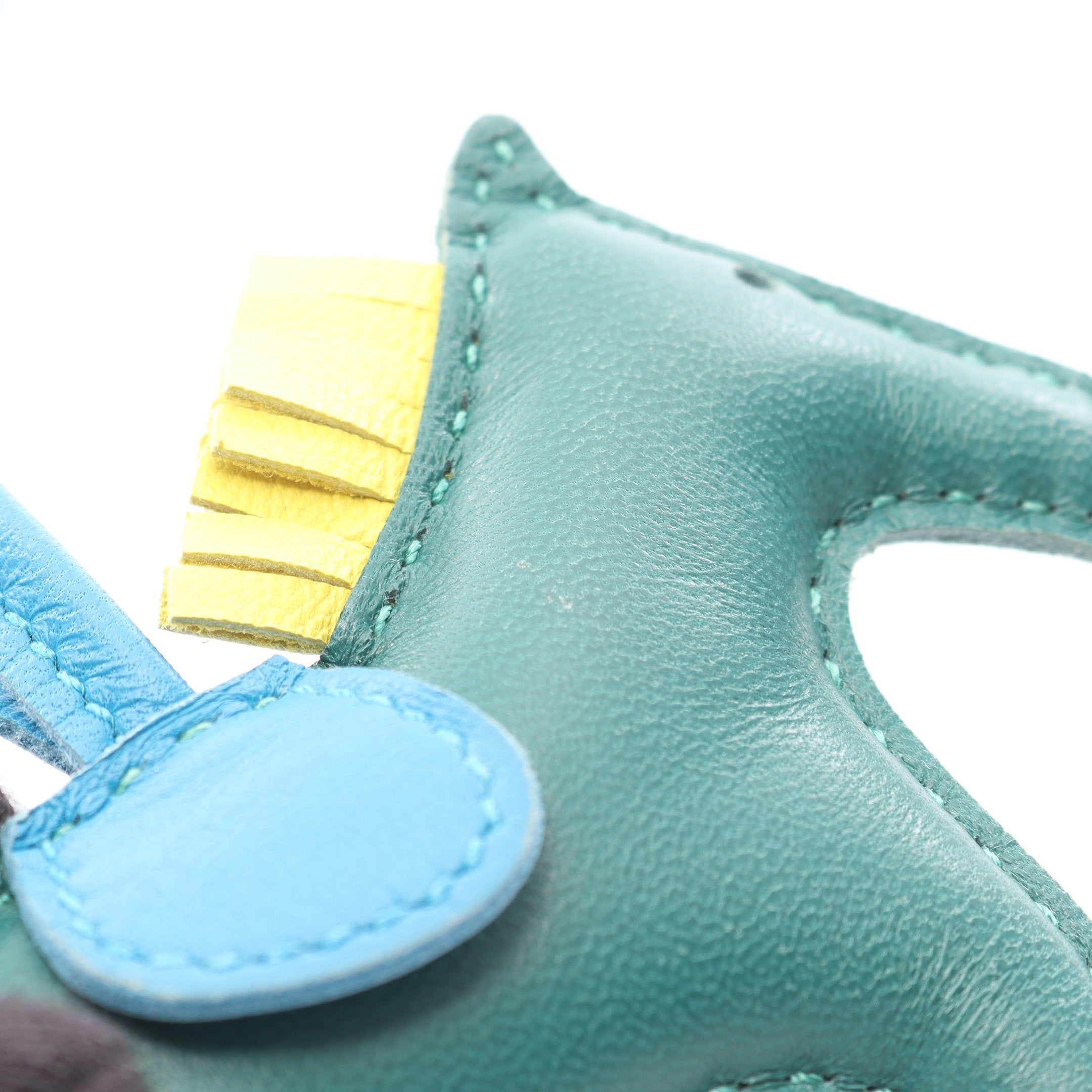 HERMES エルメス ロデオPM チャーム ブルー×イエロー×グリーン HERMES エルメス ロデオPM チャーム ブルー×イエロー×グリーン 楽天