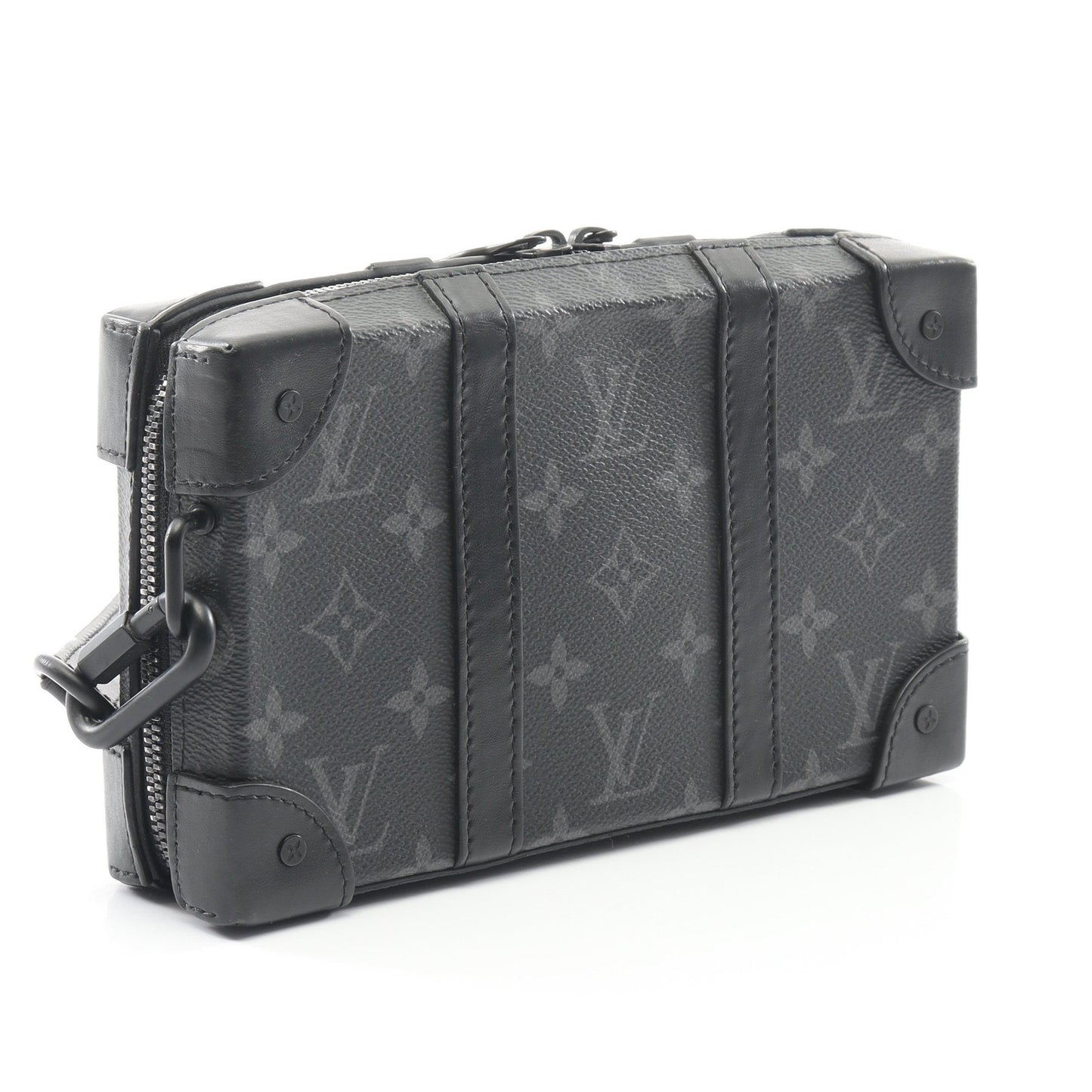 ソフトトランク ウォレット モノグラムエクリプス ショルダーウォレット PVC レザー ブラック ルイヴィトン バッグ LOUIS VUITTON