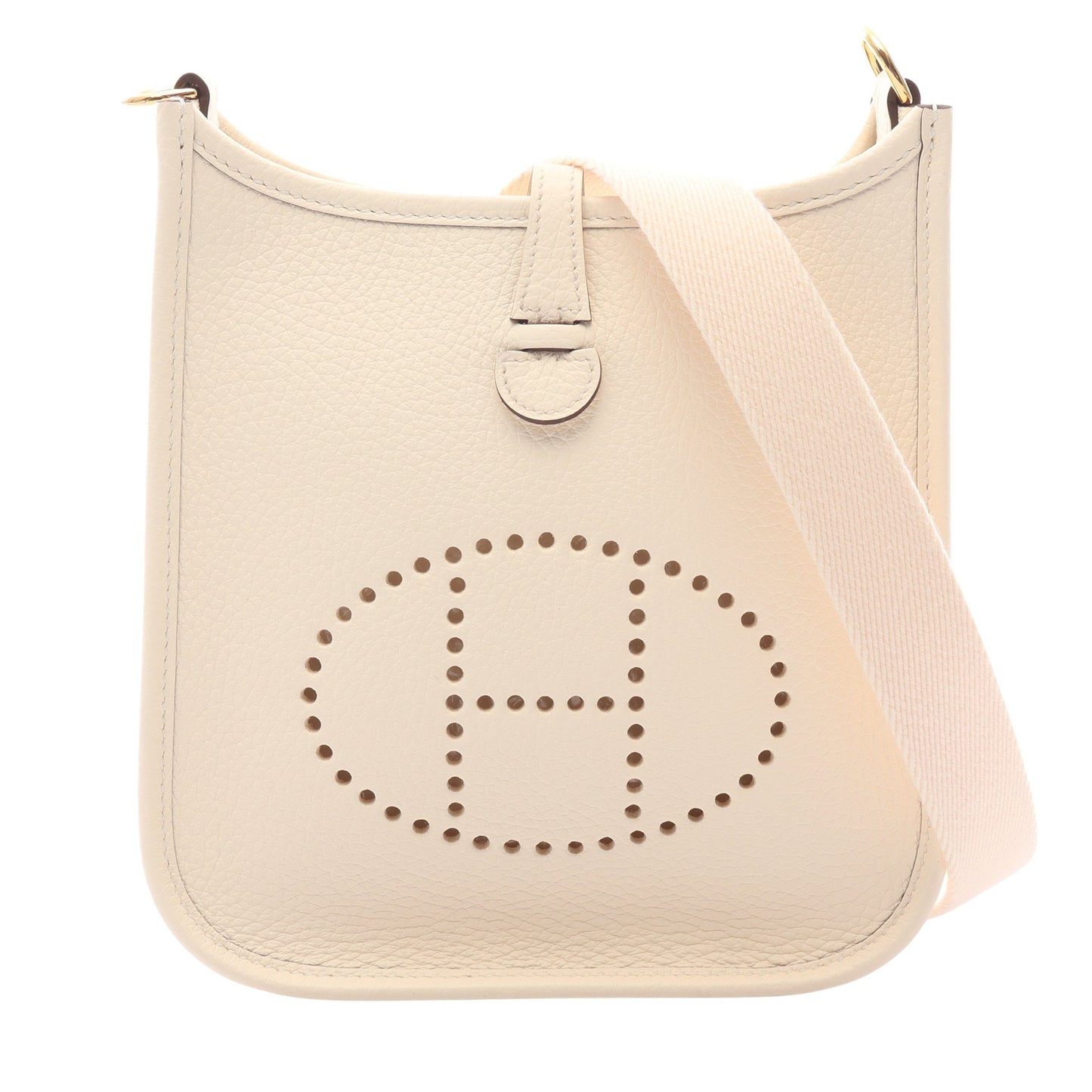 エヴリンTPM アマゾン ナタ ショルダーバッグ トリヨンクレマンス アイボリー シルバー金具 K刻印 エルメス バッグ HERMES