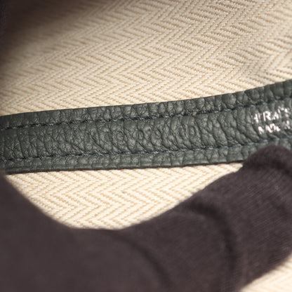 ガーデンパーティTPM ヴェールマングローブ ハンドバッグ トートバッグ ネゴンダ グレーグリーン シルバー金具 K刻印 エルメス バッグ HERMES