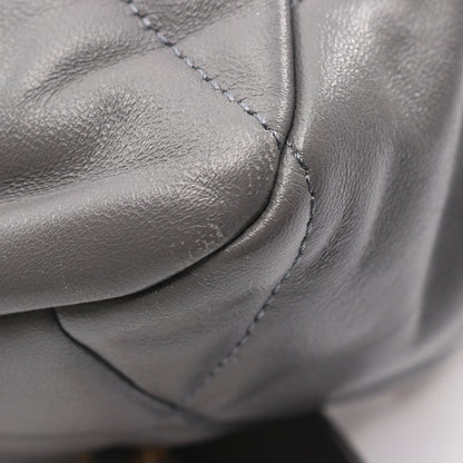19 ディズヌフ マトラッセ チェーンショルダーバッグ ラムスキン グレー コンビ金具 2WAY シャネル バッグ CHANEL